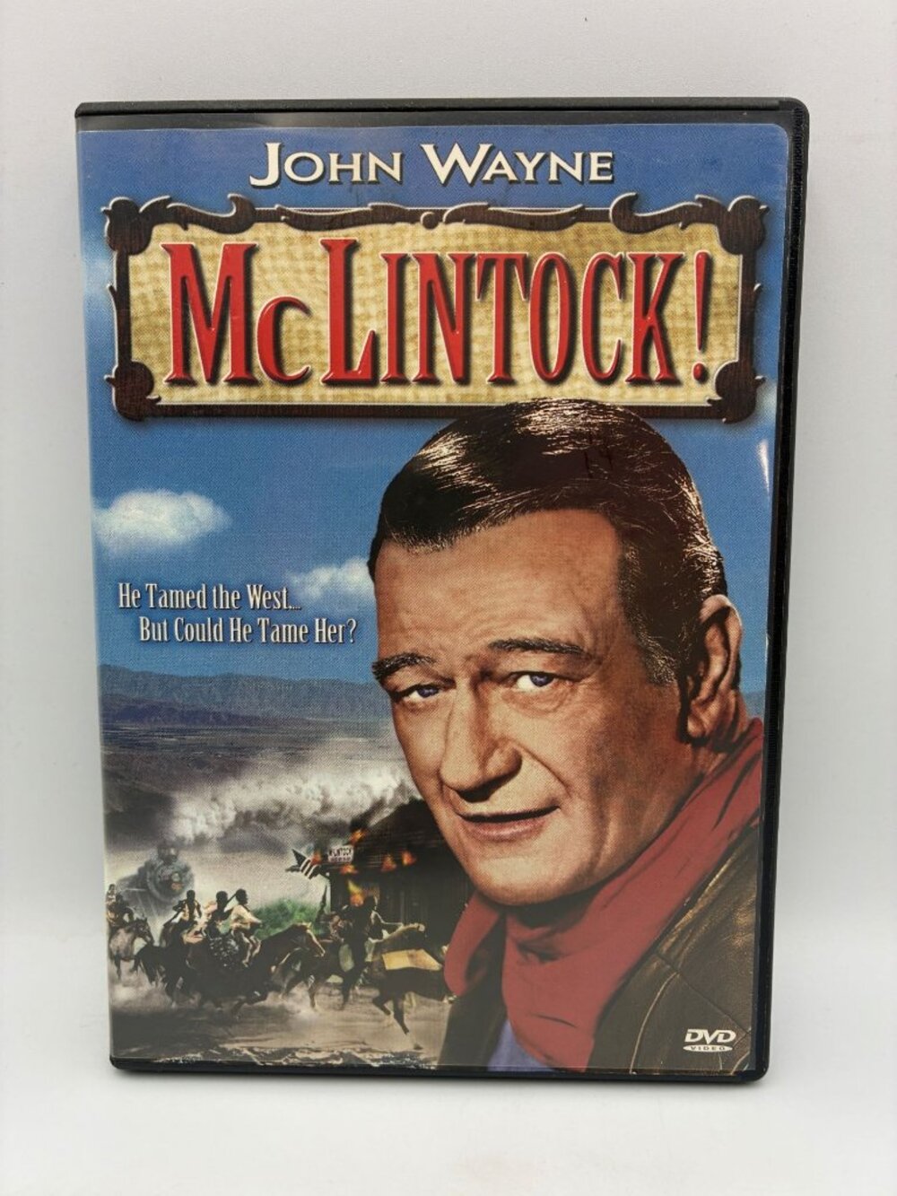 McLintock John Wayne Maureen OHara 2001 GoodTimes DVD Full Frame Western Comedy